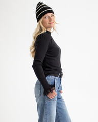 Must Have Lace Mock Neck