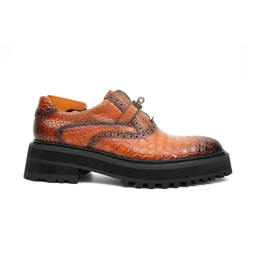 Nile Crocodile Leather Loafers Shoes