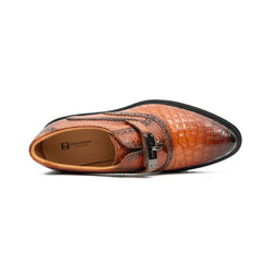 Nile Crocodile Leather Loafers Shoes