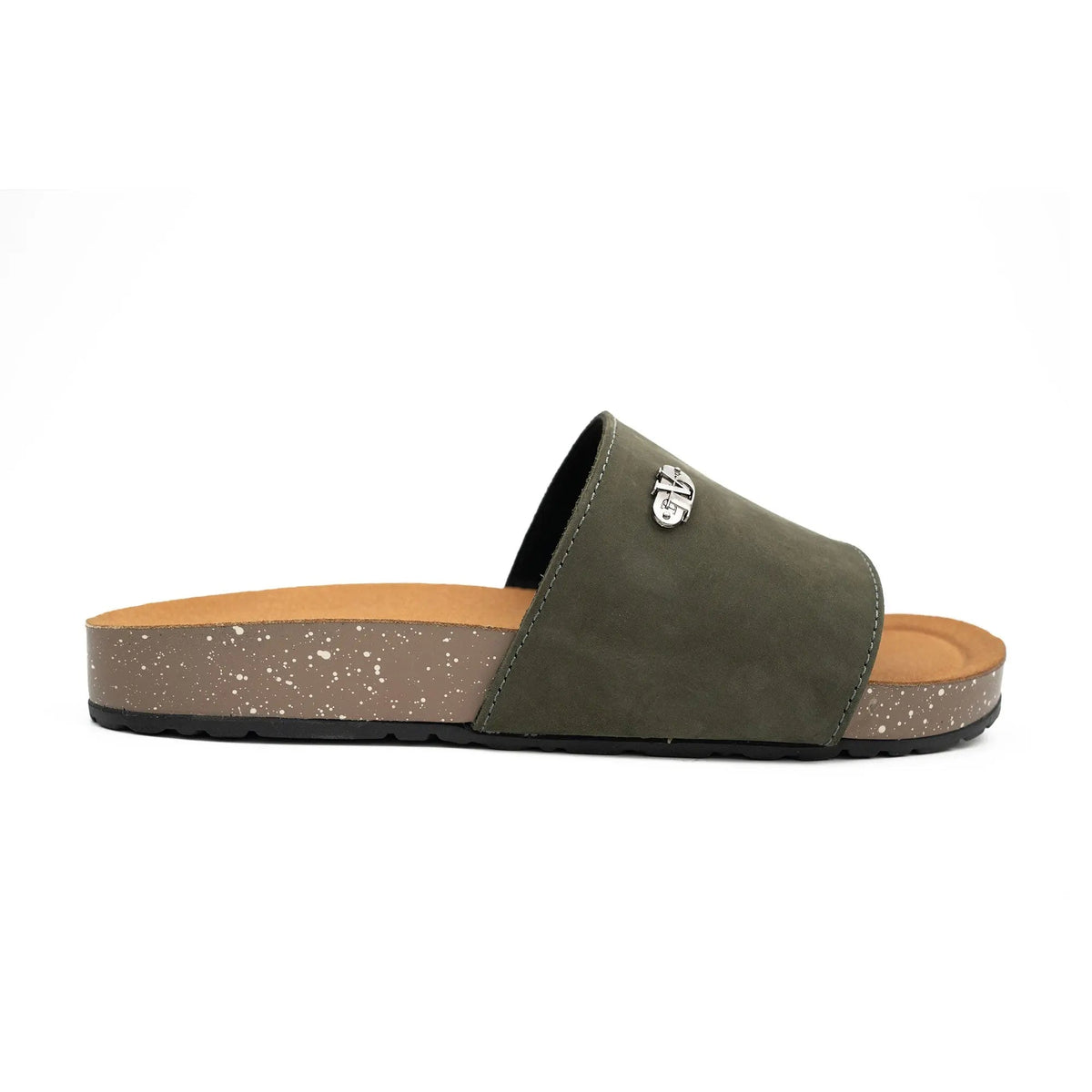 Olive Green Single - Strap Slides