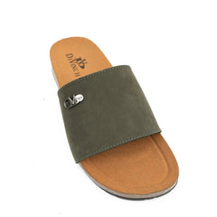 Olive Green Single - Strap Slides