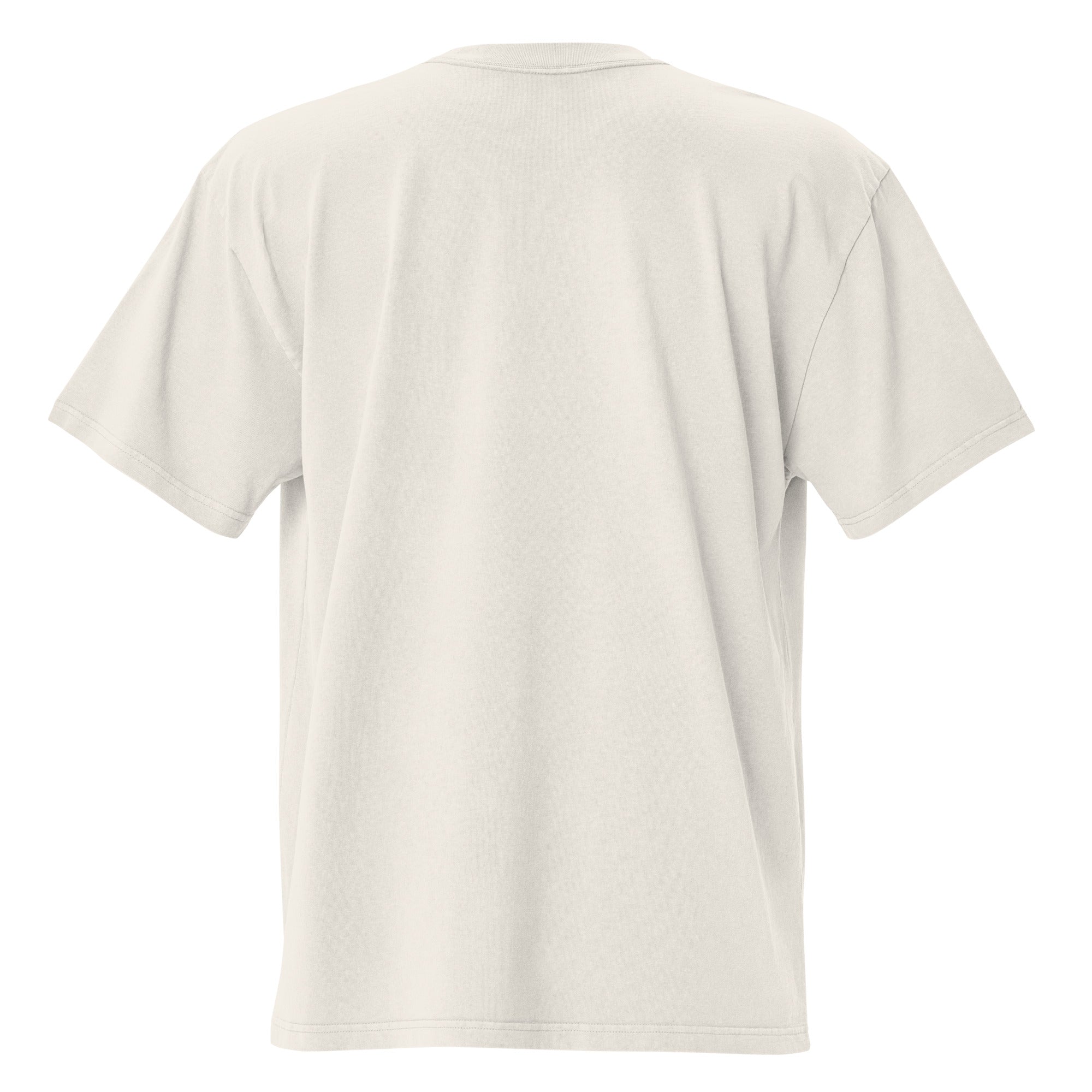 White t-shirt on a white background
