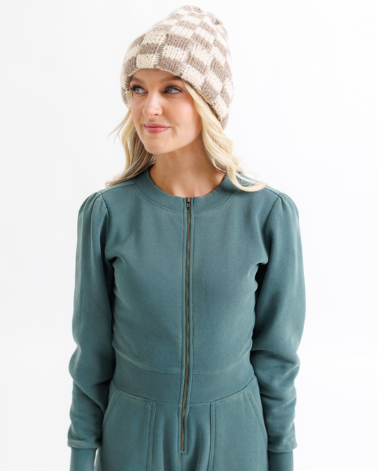 Perfect Balance Puff Sleeve Jumpsuit