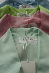 Classic Cotton Pique Robe 39" Salua Lingerie