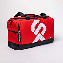 Red Sneaker Duffle Sole Premise