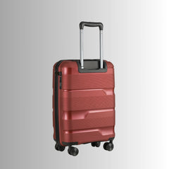 20-inch Red Carry-On Hardcase Roller Luggage with 360° Wheels Sole Premise