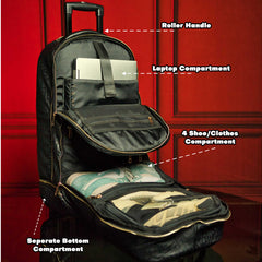 Red Leather Carry-On Roller Bag (Only 150 Made)