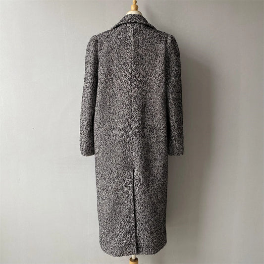 Women's Wool Coat with Long Sleeves
