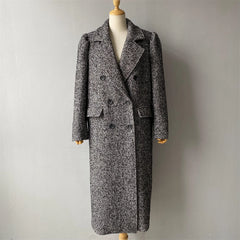 Women's Wool Coat with Long Sleeves