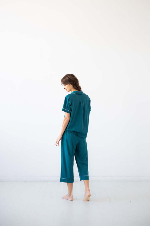 SALUA Classic Capri Pajamas in Pima Cotton Salua Lingerie