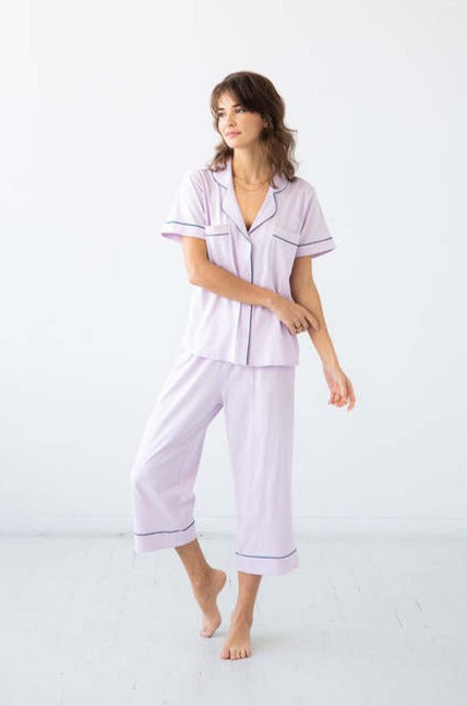 SALUA Classic Capri Pajamas in Pima Cotton Salua Lingerie