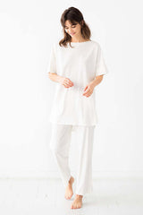Straight Leg Pants in Pima Cotton Salua Lingerie