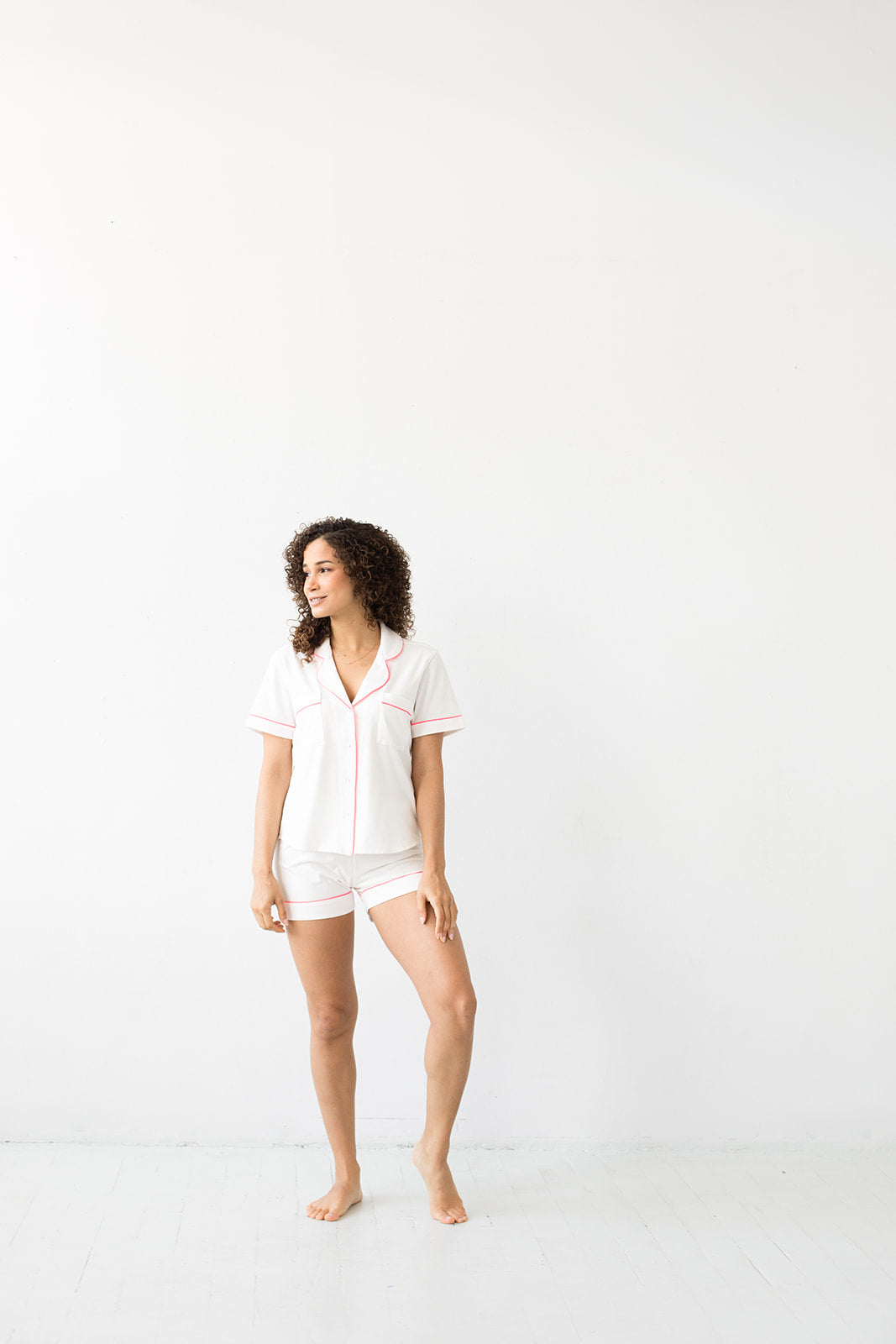 SALUA Classic Luxury Shorties Pajamas in Brushed Pima Cotton Salua Lingerie