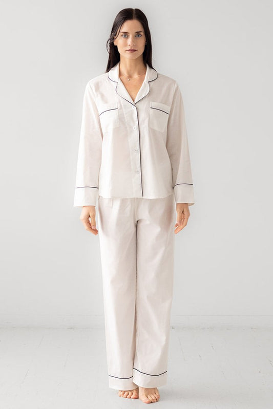 SALUA Classic Pajama in Woven Cotton Salua Lingerie