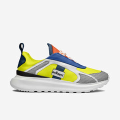 Colorful sneaker with 'Gymnyc' branding on a white background