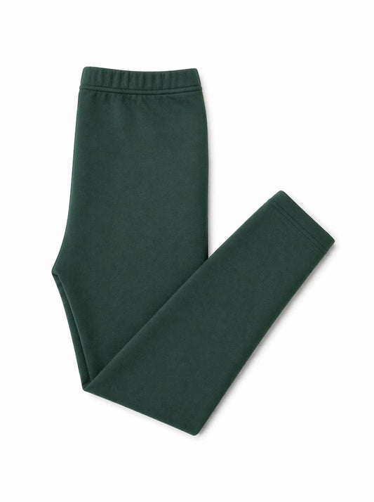 Green pants on a white background