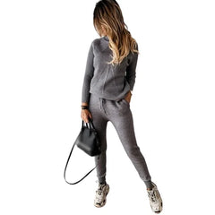 Women's Knitted Tracksuit | Cozy & Stylish Loungewear