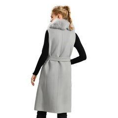 Women's Reversible Cashmere Waistcoat | Versatile Elegance