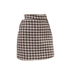 Women's wool mini skirt