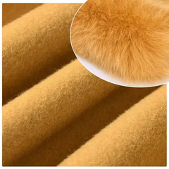 Cashmere jacket with large natural fur collar Family Shopolf