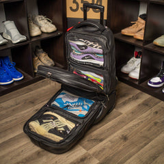 Black Leather Carry-On Roller Bag (Only 150 Made)