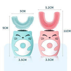 Children's U-shaped Ultrasonic  Electric Toothbrush Family Shopolf