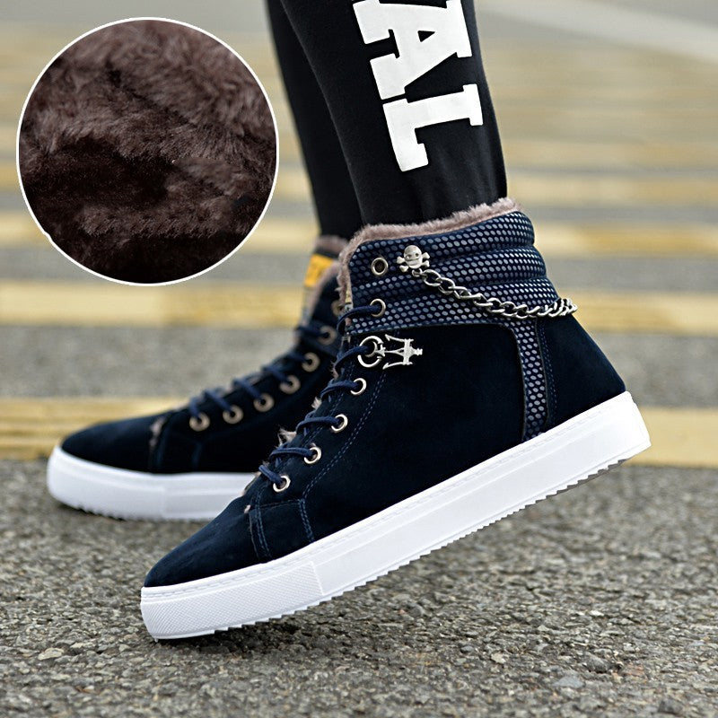 Men's Sneakers with Fleece Lining