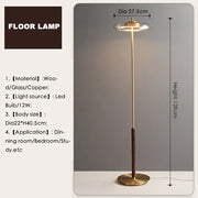 Nordic Luxury Brass Floor Lamp