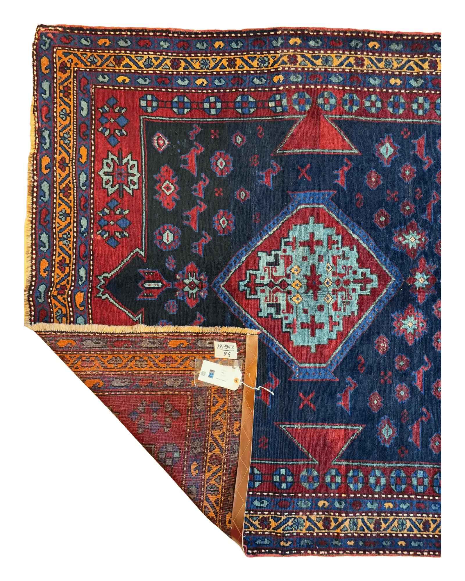 Antique 19th Century Handwoven Kazak Tribal Rug 5’ x 8’ Rugistan