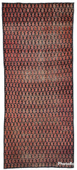 Antique All Over Paisley Kurdish Afshar Fragment Runner 3’3” x 7’7” Rugistan