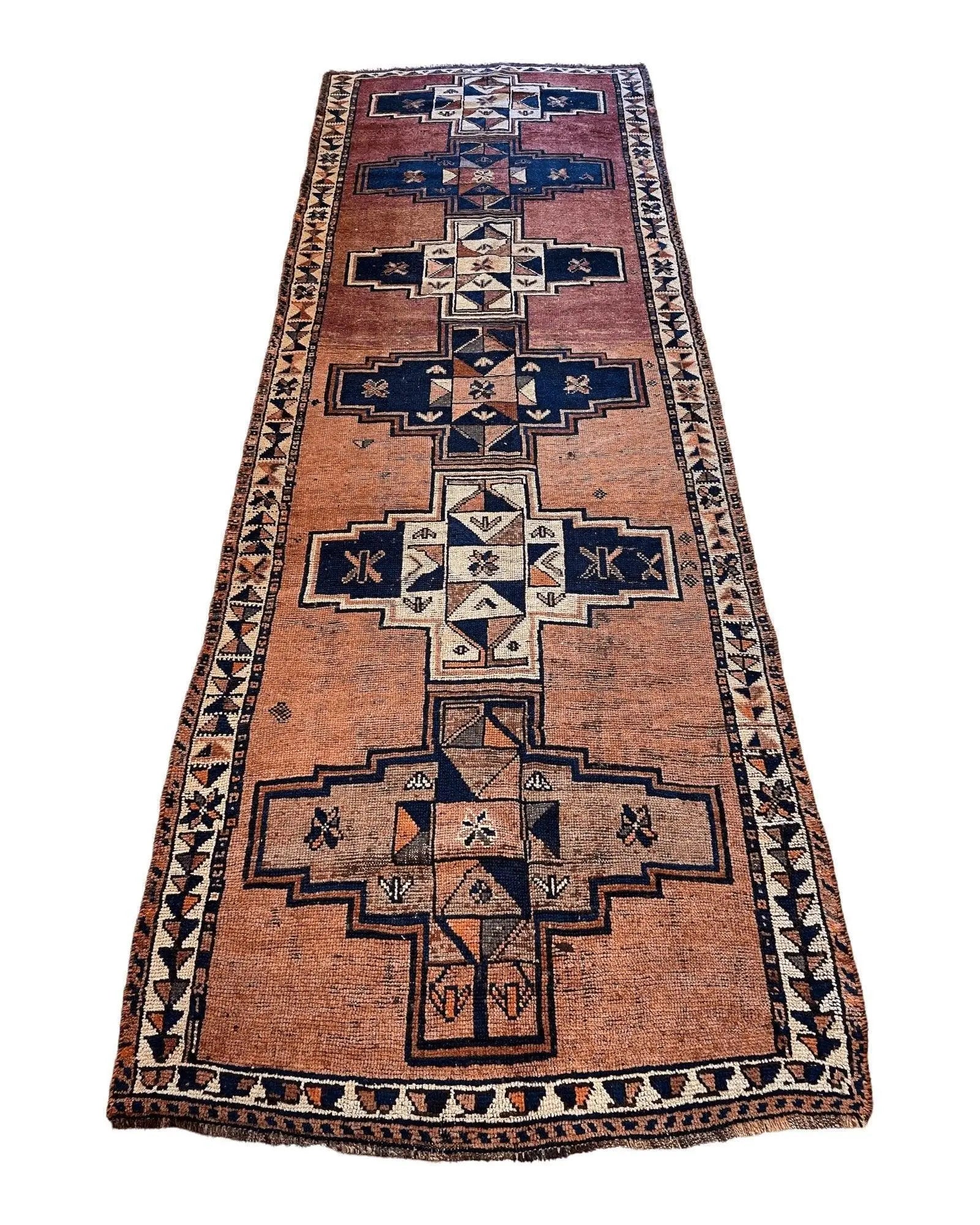 Antique Luri Persian Tribal Rug 4’4”x12’9” Rugistan