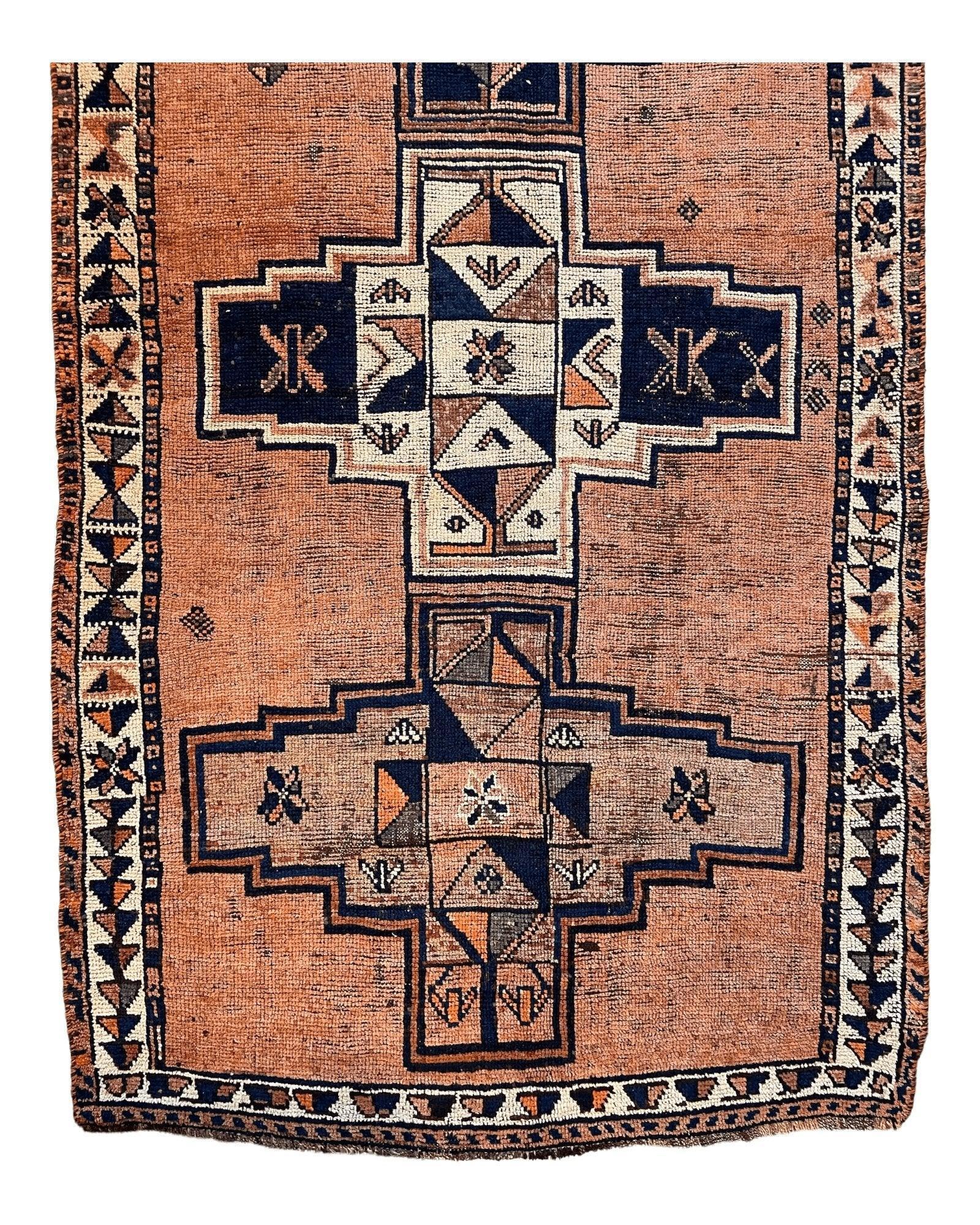 Antique Luri Persian Tribal Rug 4’4”x12’9” Rugistan