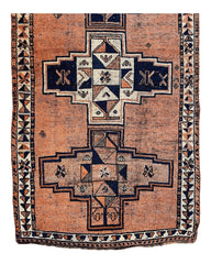 Antique Luri Persian Tribal Rug 4’4”x12’9” Rugistan