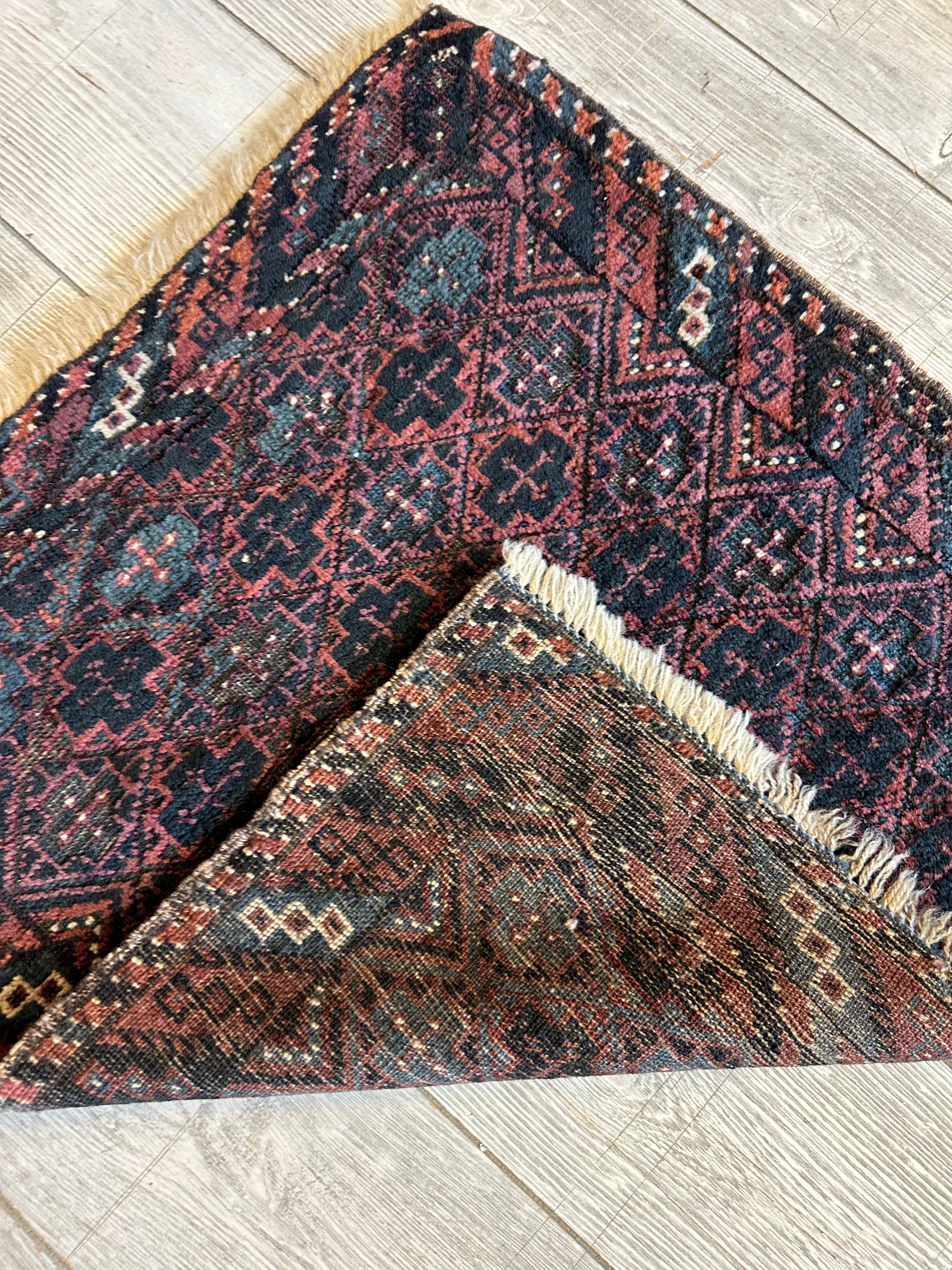 Antique Tribal Baluch Bag Bag Face - 22" X 24" Rugistan