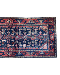 Antique Vegetable Dye Malayer Persian Runner Rug 3x10’4” Rugistan