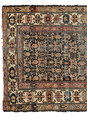 Antique Worn Late 19th Century Persian Rug 3’3” x 6’ Rugistan