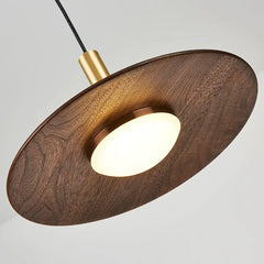 Chinese Style Chandelier | Copper & Walnut Elegance