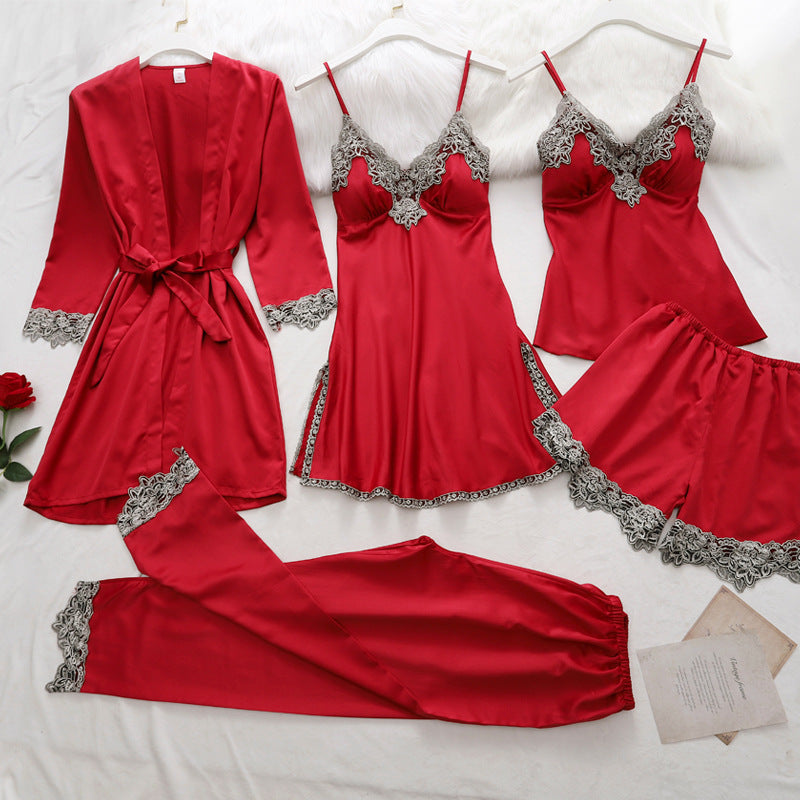 5pcs Pajama Set Women