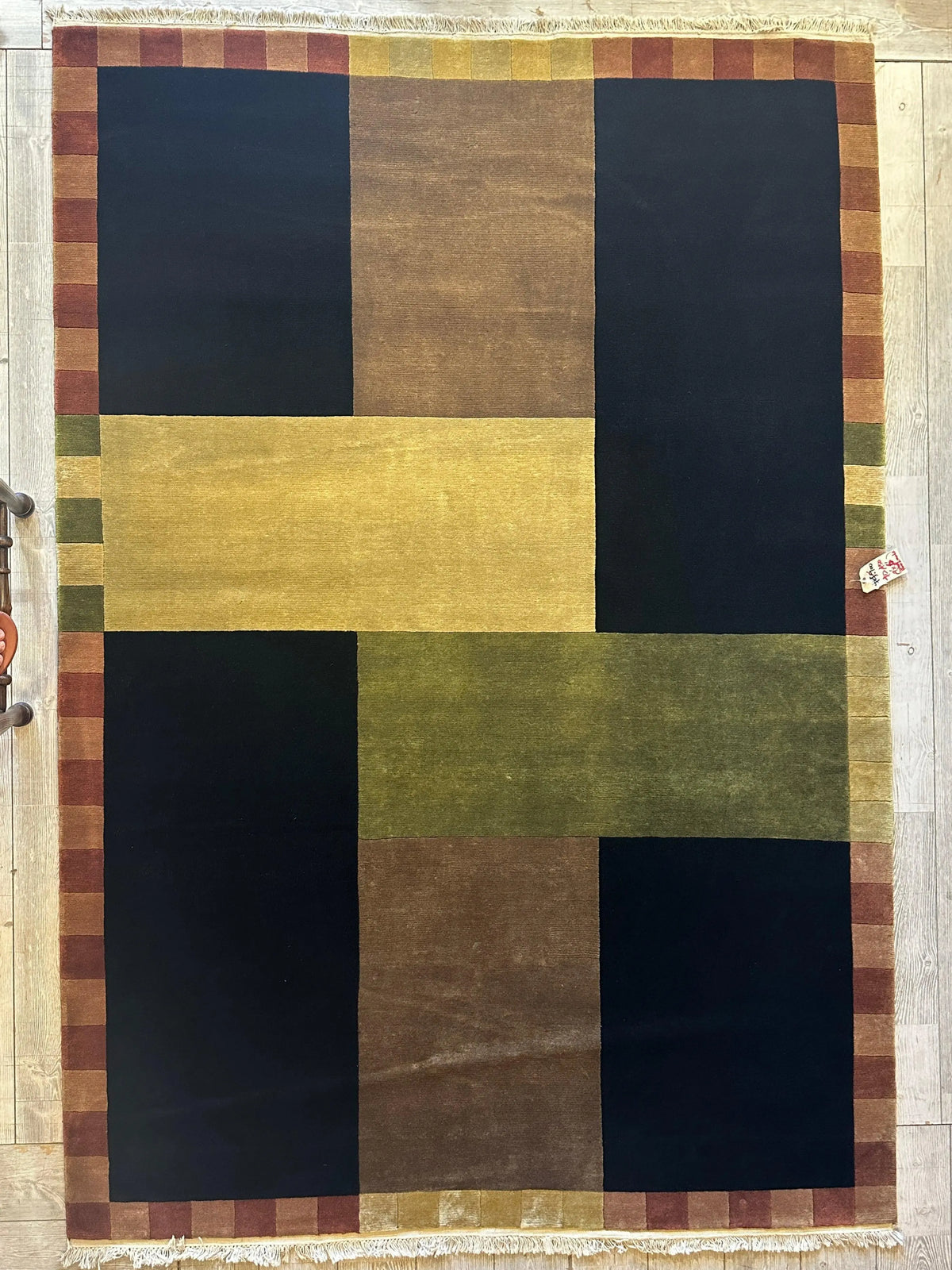 Beautifull Hand Knotted Abstract Area Rug 6’ x 9’ Rugistan