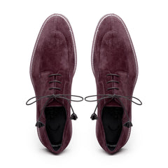 26-220-BDX CAMPO Sueded Goatskin Lace Up, Bordeaux