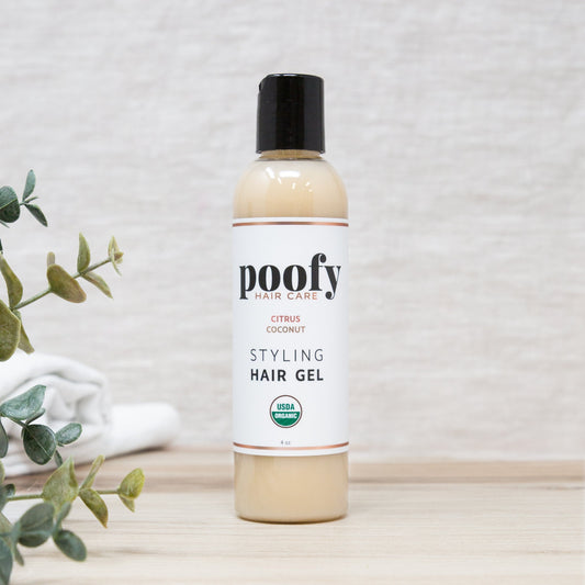 Citrus Coconut Styling Hair Gel Organic Poofy Organics