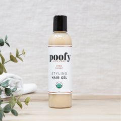 Citrus Coconut Styling Hair Gel Organic Poofy Organics