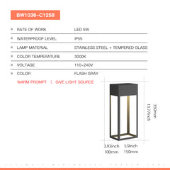 Waterproof LED Wall Light | Outdoor Durable Lighting