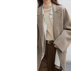 Women's Wool Double-sided Coat Family Shopolf