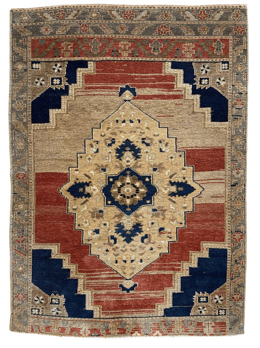 Exquisite handmade oushak rug 3'7''x5' Rugistan