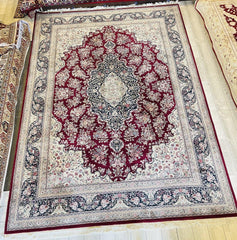 Exquisite Mint Hand-Knotted Peshawar Oriental Wool Rug – 9' x 12' Rugistan