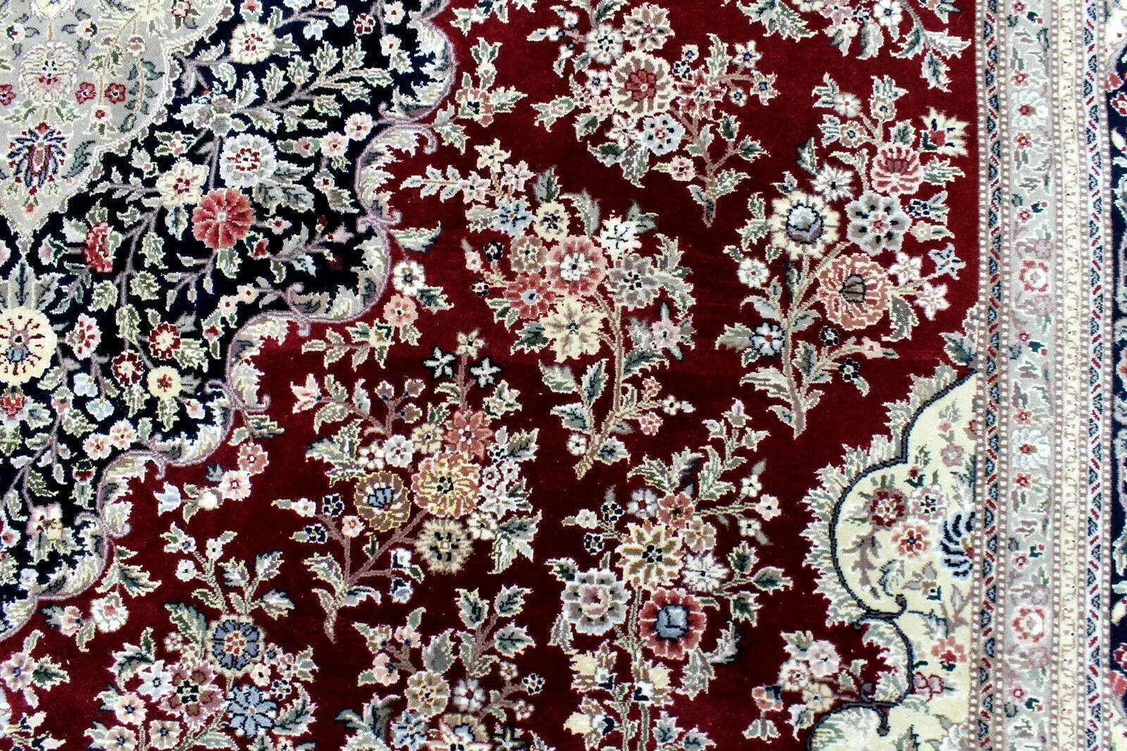 Exquisite Mint Hand-Knotted Peshawar Oriental Wool Rug – 9' x 12' Rugistan