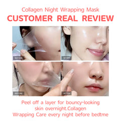 Collagen Night Wrapping Mask | Sleep, Shed, and Glow for Radiant Skin

