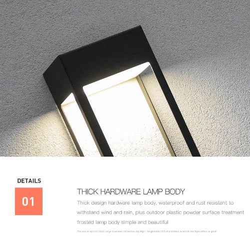 Waterproof LED Wall Light | Outdoor Durable Lighting