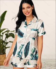 Cozy Women's Pajama Set with Lapel Collar – Soft & Stylish Family Shopolf